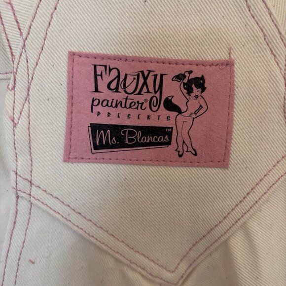 Women's Cream Overalls - Picture 4 of 8